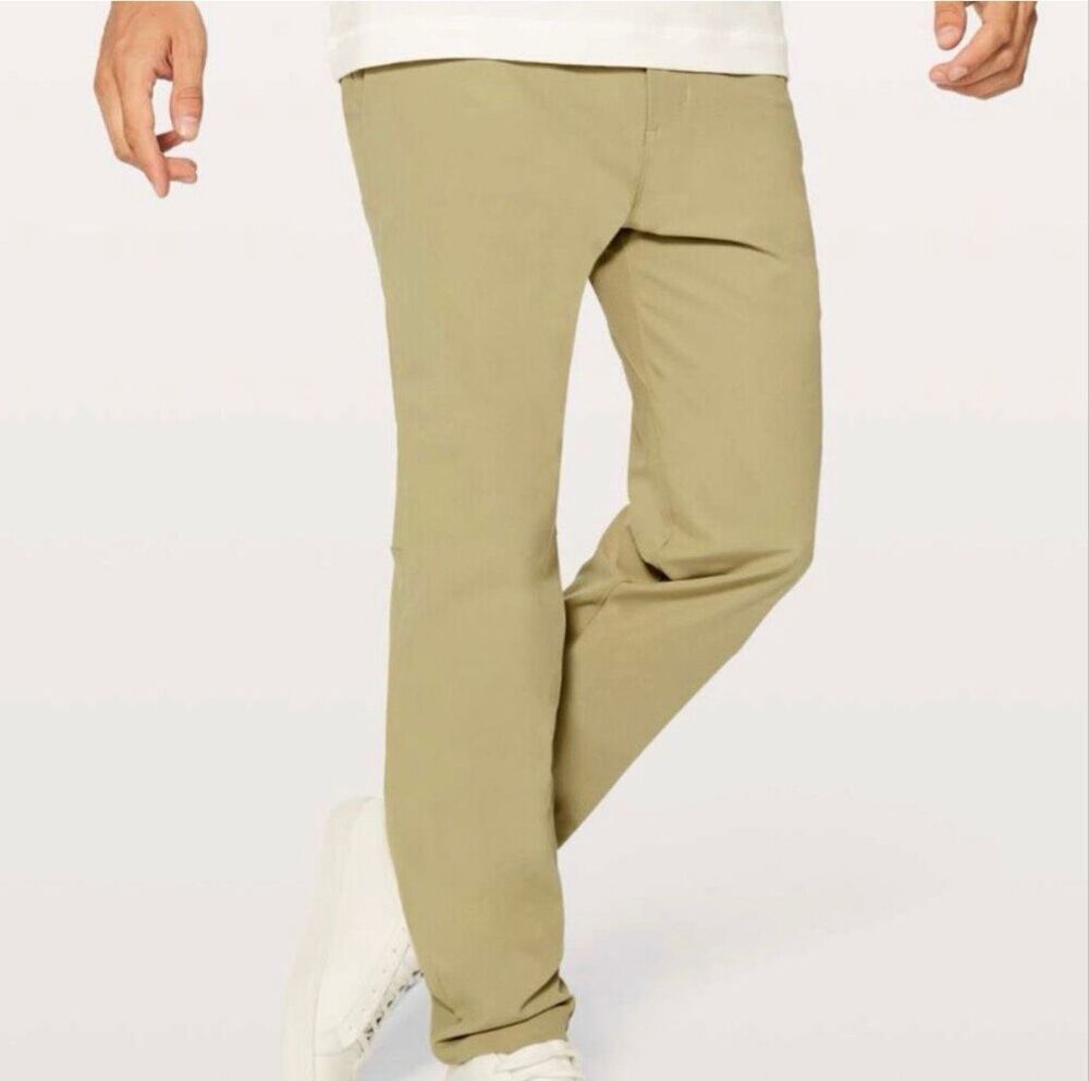 Lululemon Commission Pant Slim *Warpstreme Tofino Sand 34x28